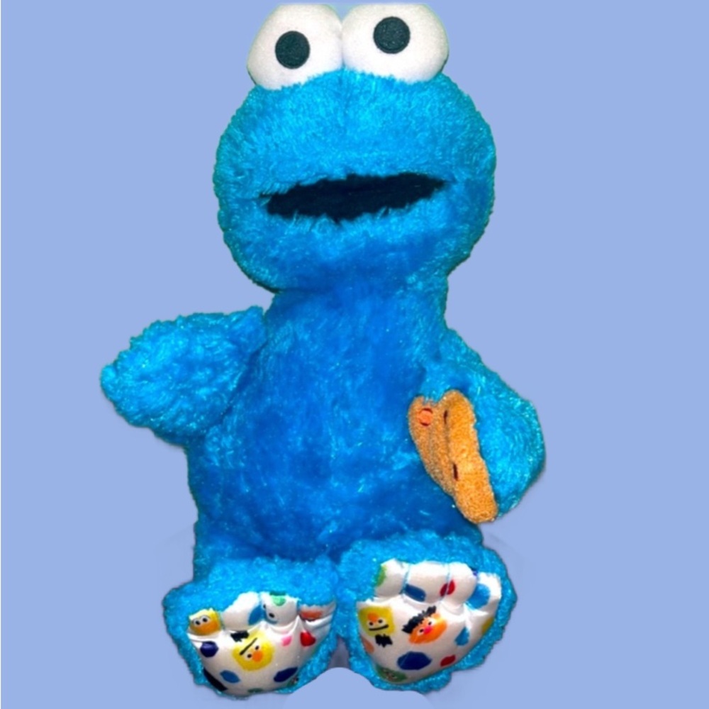 Cookie Monster Plush seseme street sparkly